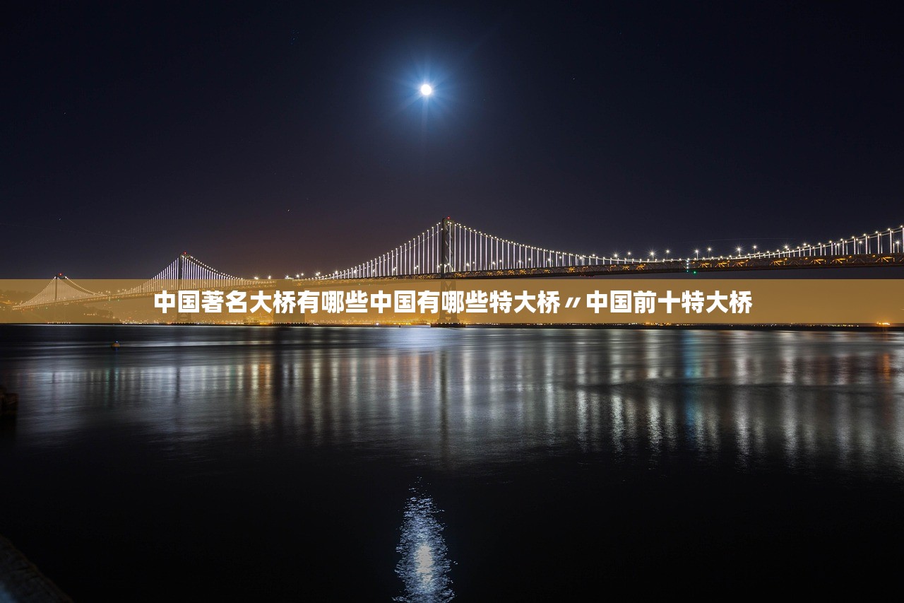 中国著名大桥有哪些中国有哪些特大桥〃中国前十特大桥