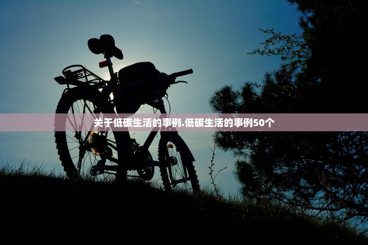 关于低碳生活的事例.低碳生活的事例50个