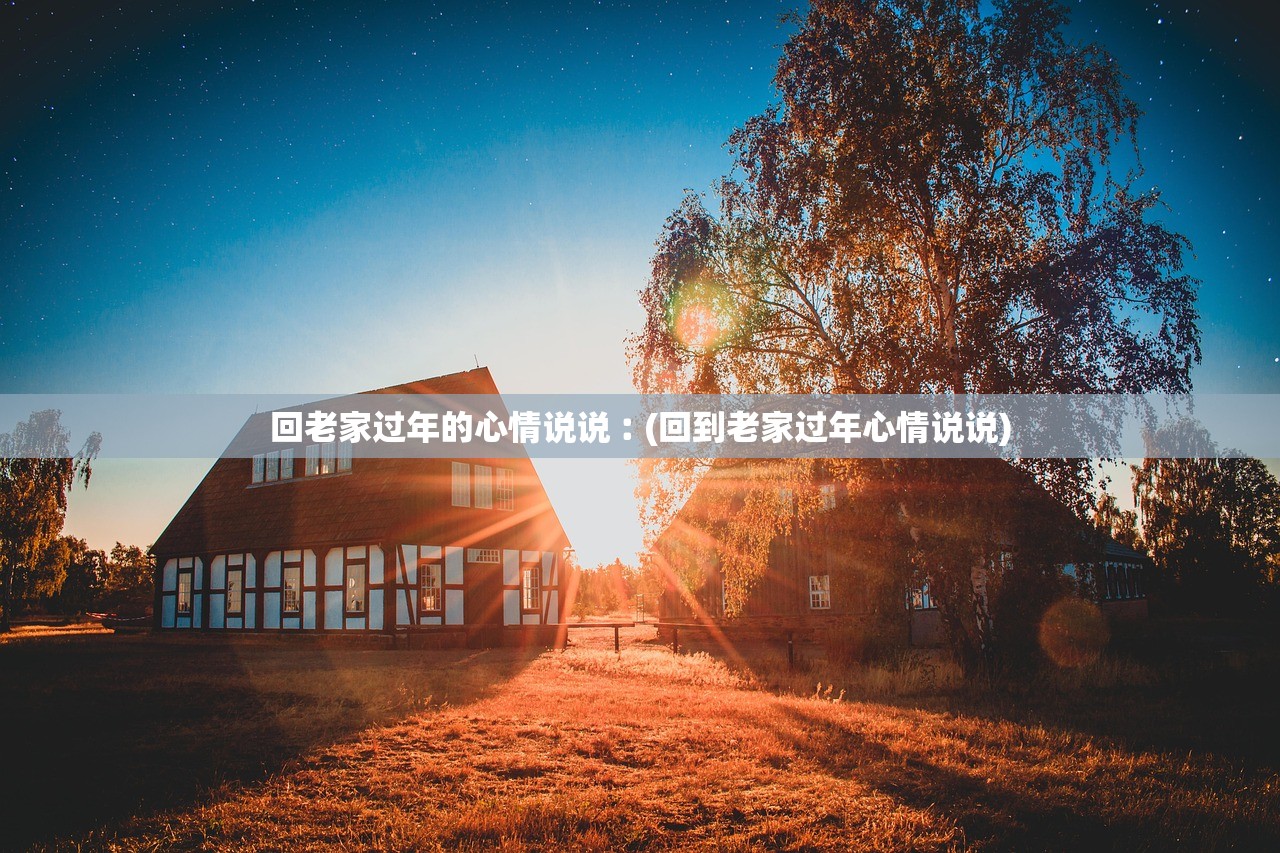 回老家过年的心情说说︰(回到老家过年心情说说)