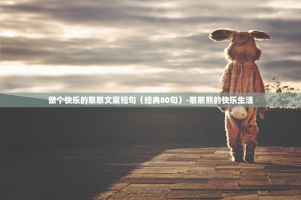 做个快乐的憨憨文案短句（经典80句）-憨憨熊的快乐生活