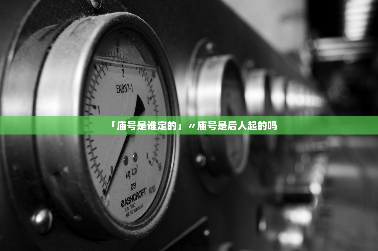 「庙号是谁定的」〃庙号是后人起的吗