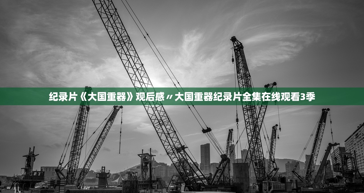 纪录片《大国重器》观后感〃大国重器纪录片全集在线观看3季 纪录片《大国重器》观后感〃大国重器纪录片全集在线观看3季