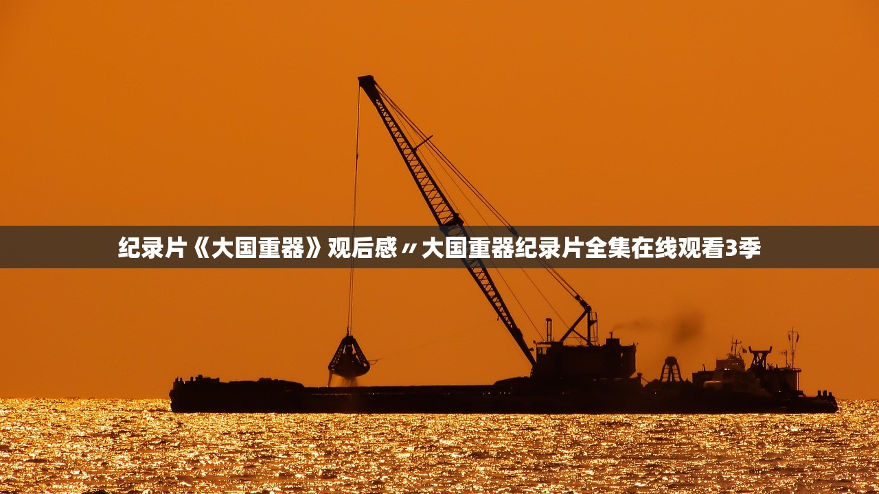 纪录片《大国重器》观后感〃大国重器纪录片全集在线观看3季 纪录片《大国重器》观后感〃大国重器纪录片全集在线观看3季