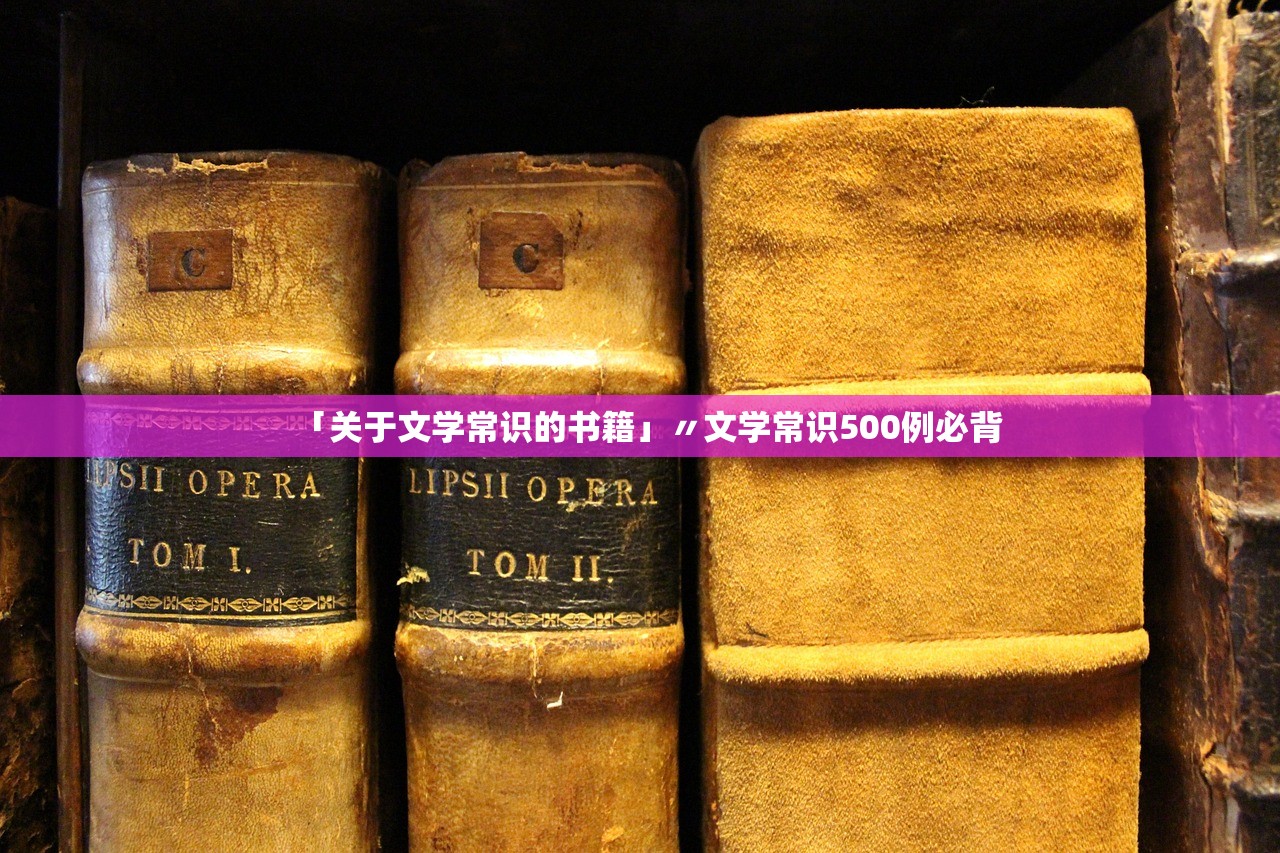 「关于文学常识的书籍」〃文学常识500例必背