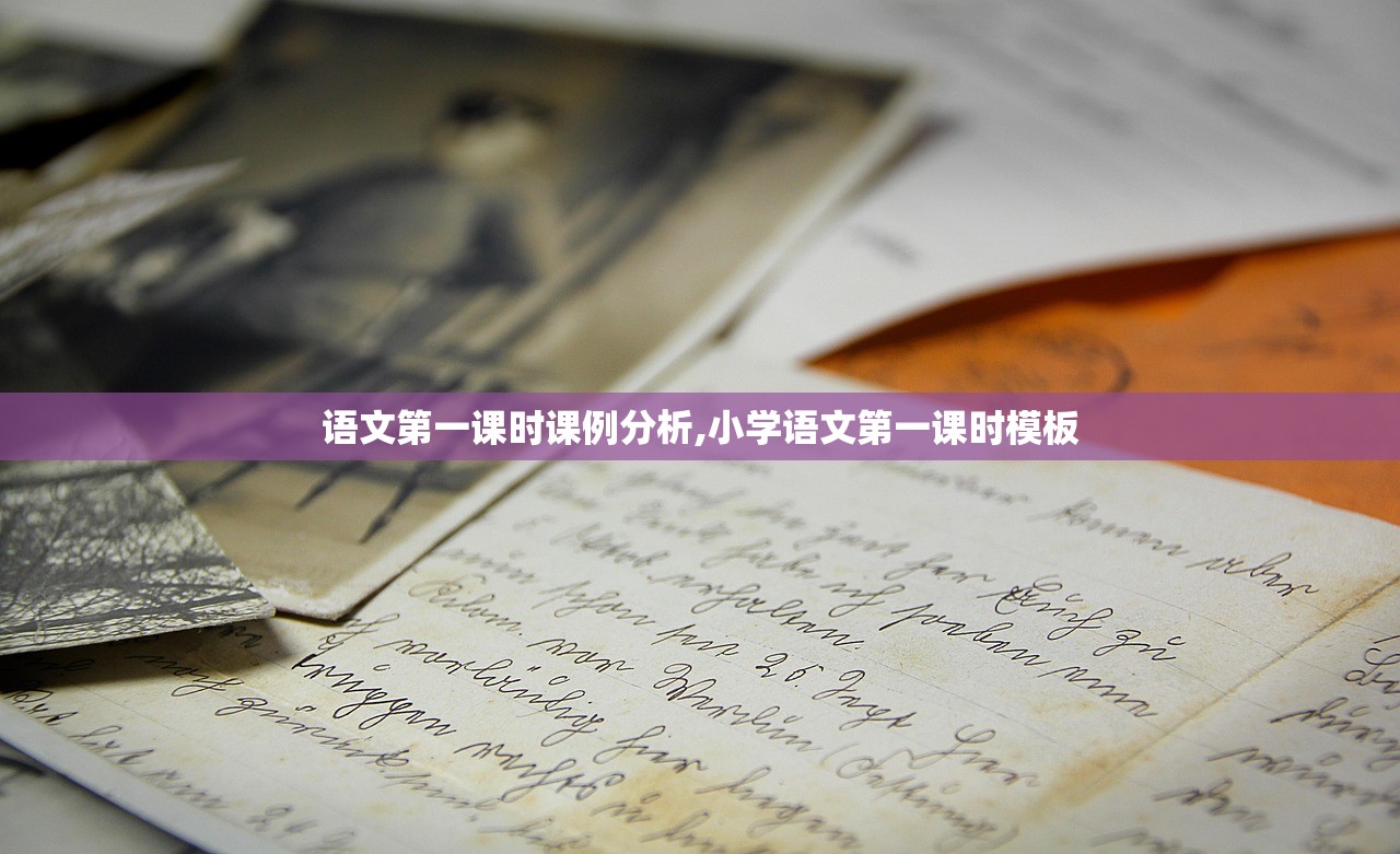 语文第一课时课例分析,小学语文第一课时模板