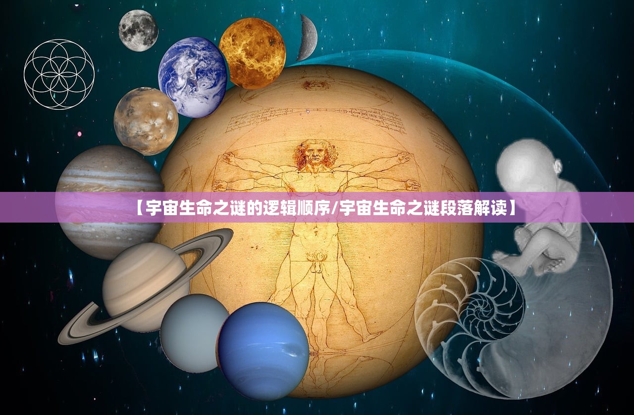 【宇宙生命之谜的逻辑顺序/宇宙生命之谜段落解读】 【宇宙生命之谜的逻辑顺序/宇宙生命之谜段落解读】