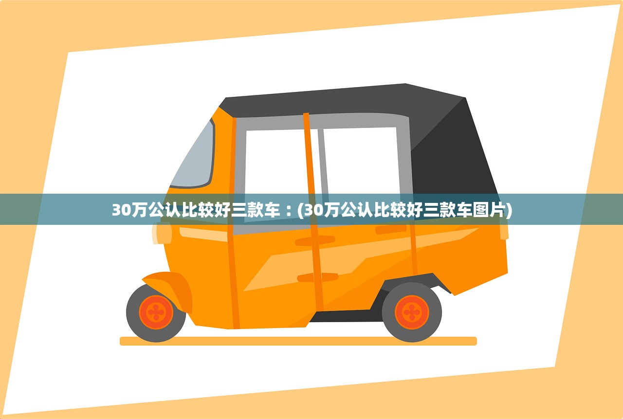 30万公认比较好三款车︰(30万公认比较好三款车图片)