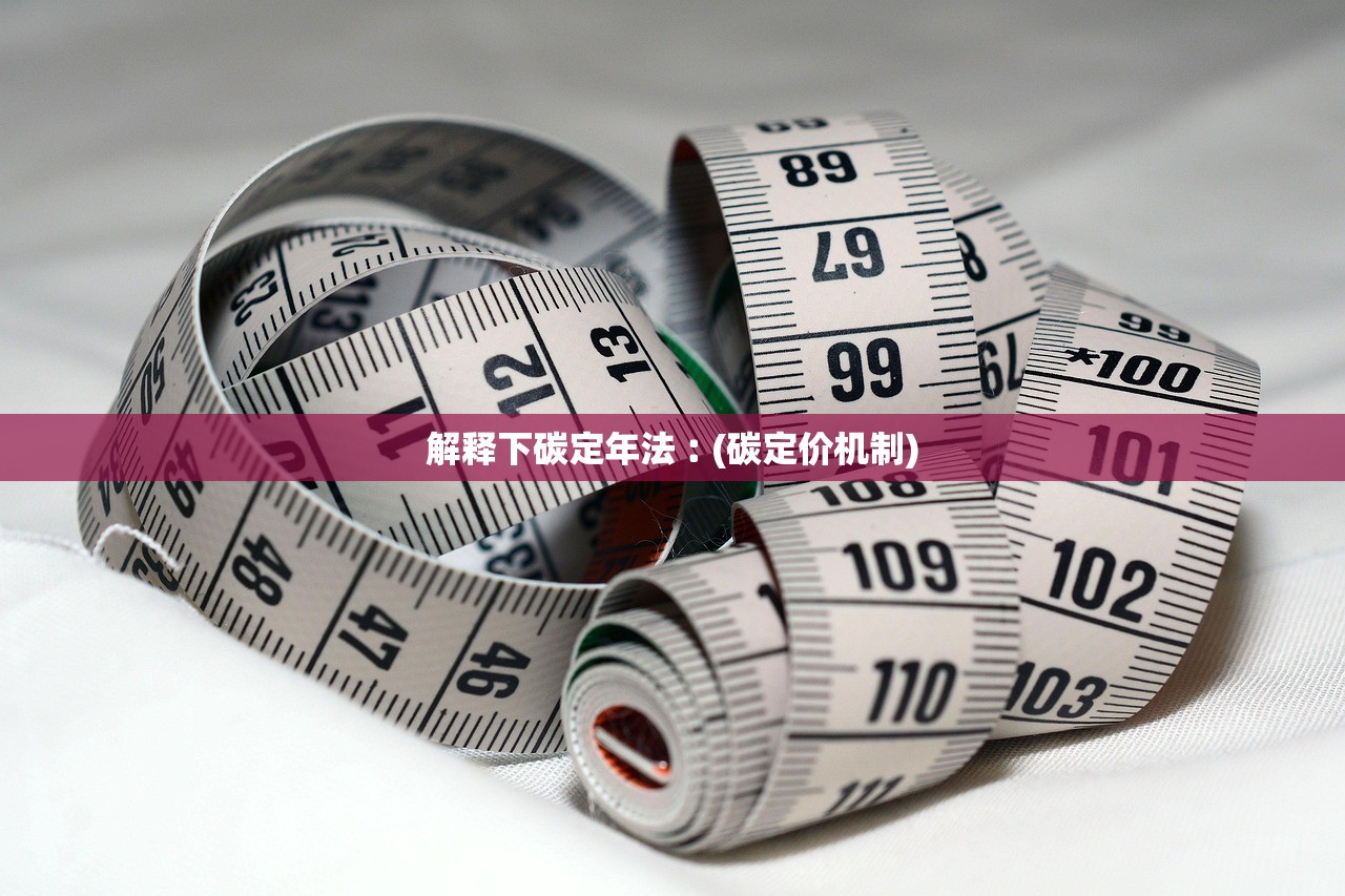 解释下碳定年法︰(碳定价机制) 解释下碳定年法︰(碳定价机制)