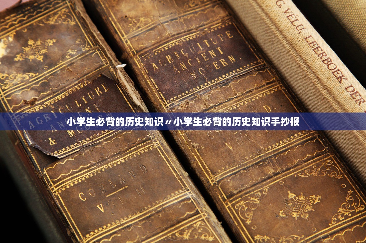 小学生必背的历史知识〃小学生必背的历史知识手抄报