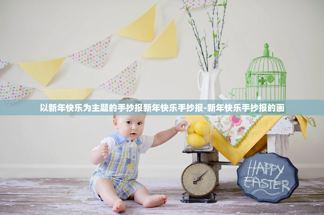以新年快乐为主题的手抄报新年快乐手抄报-新年快乐手抄报的画