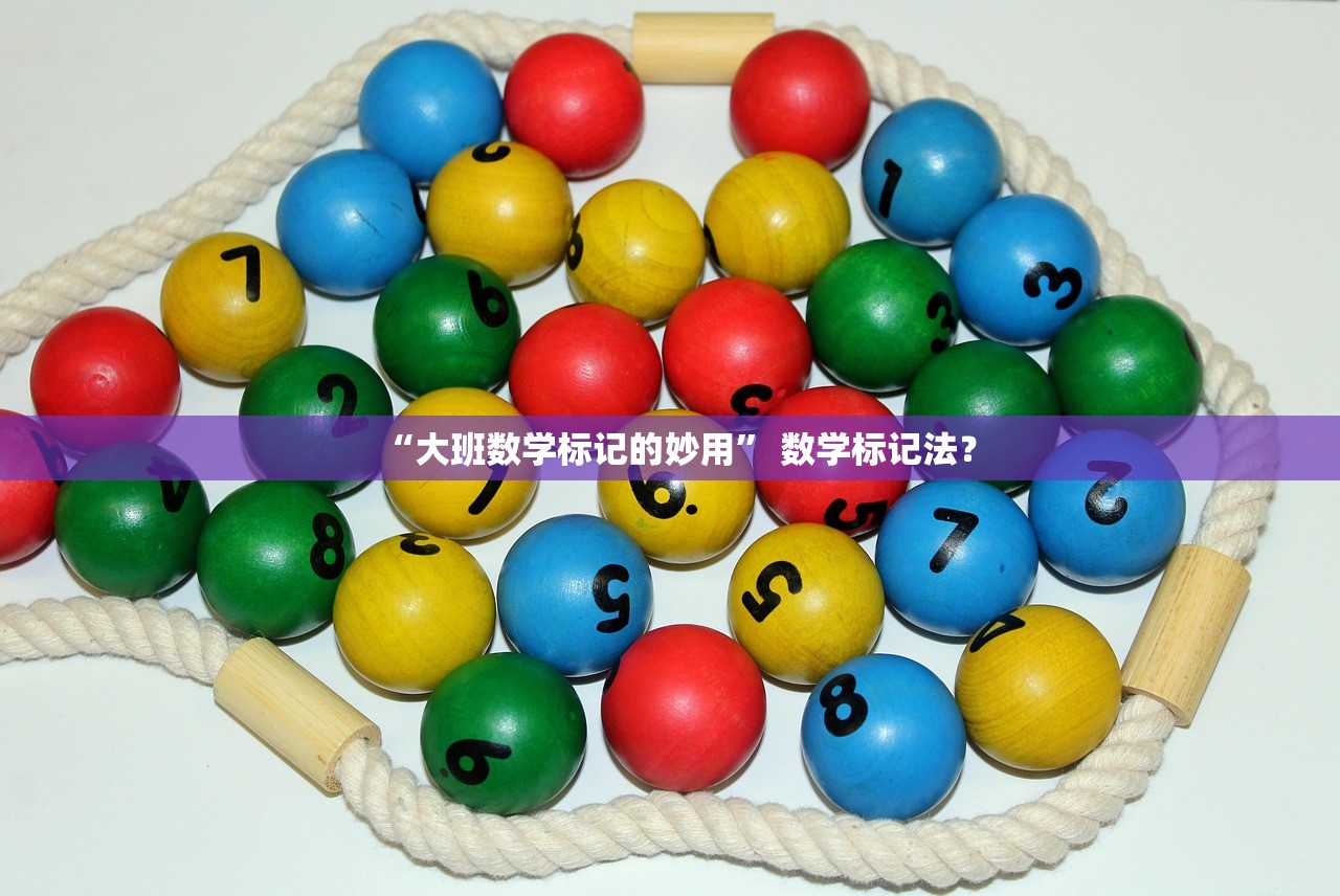 “大班数学标记的妙用” 数学标记法？