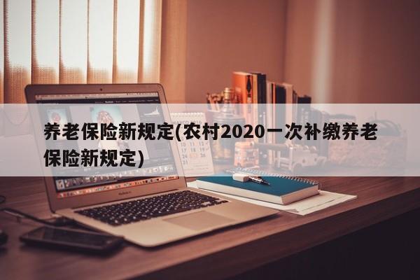 养老保险新规定(农村2020一次补缴养老保险新规定)