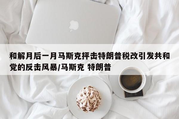 和解月后一月马斯克抨击特朗普税改引发共和党的反击风暴/马斯克 特朗普